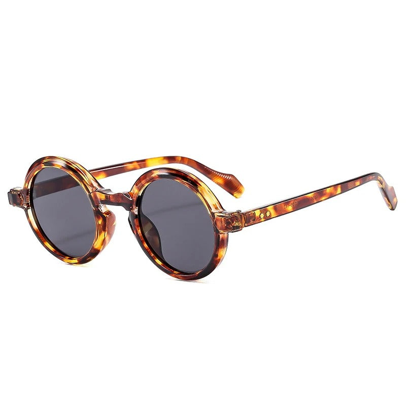 Óculos de Sol UV+ Unissex Lente Redonda Retrô - Vollare Shauna