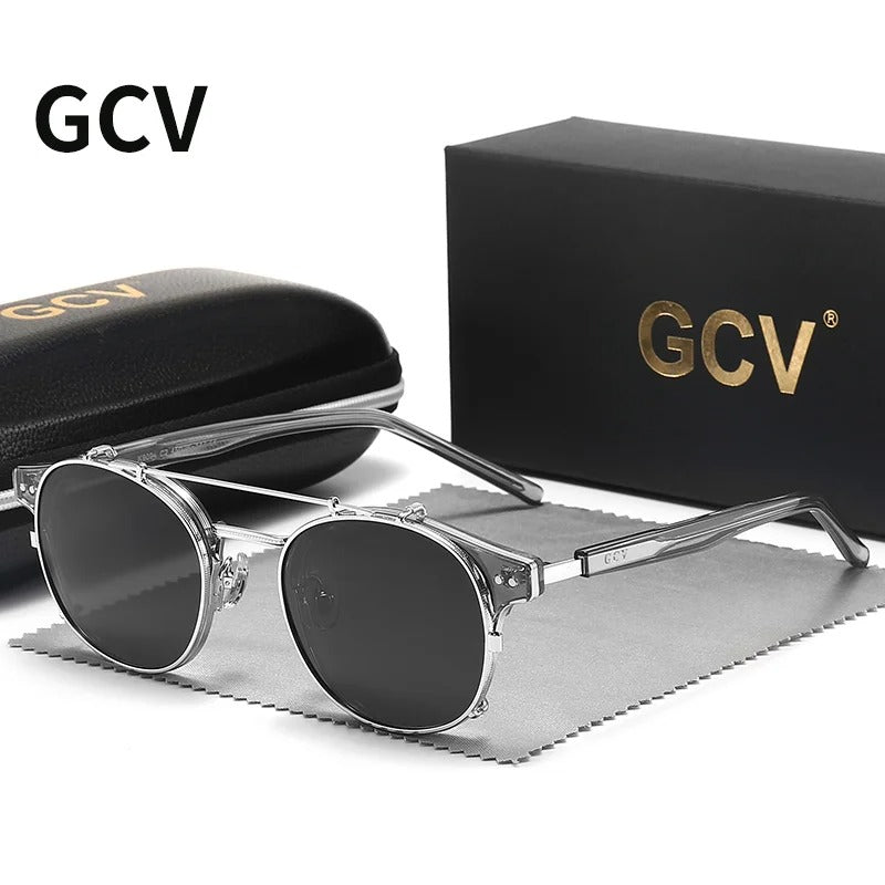 Óculos de Sol UV+ Unissex Polarizado Lente Removível - Kiev GCV