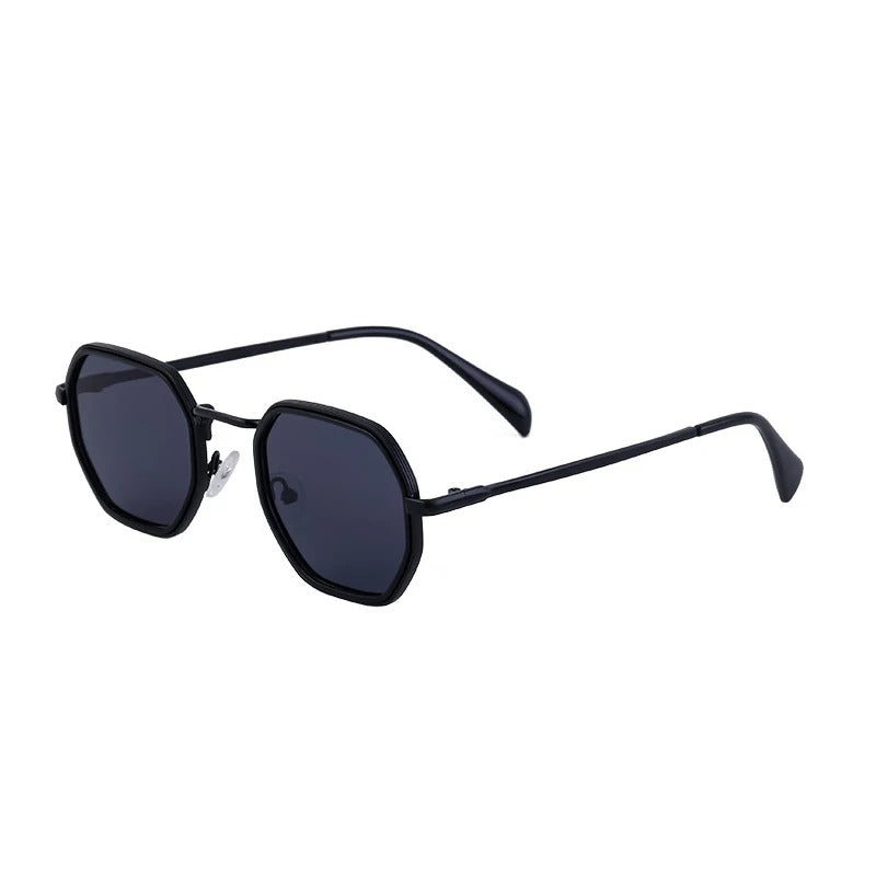 Óculos de Sol UV+ Unissex Hexágono em Metal - Cartier Shauna
