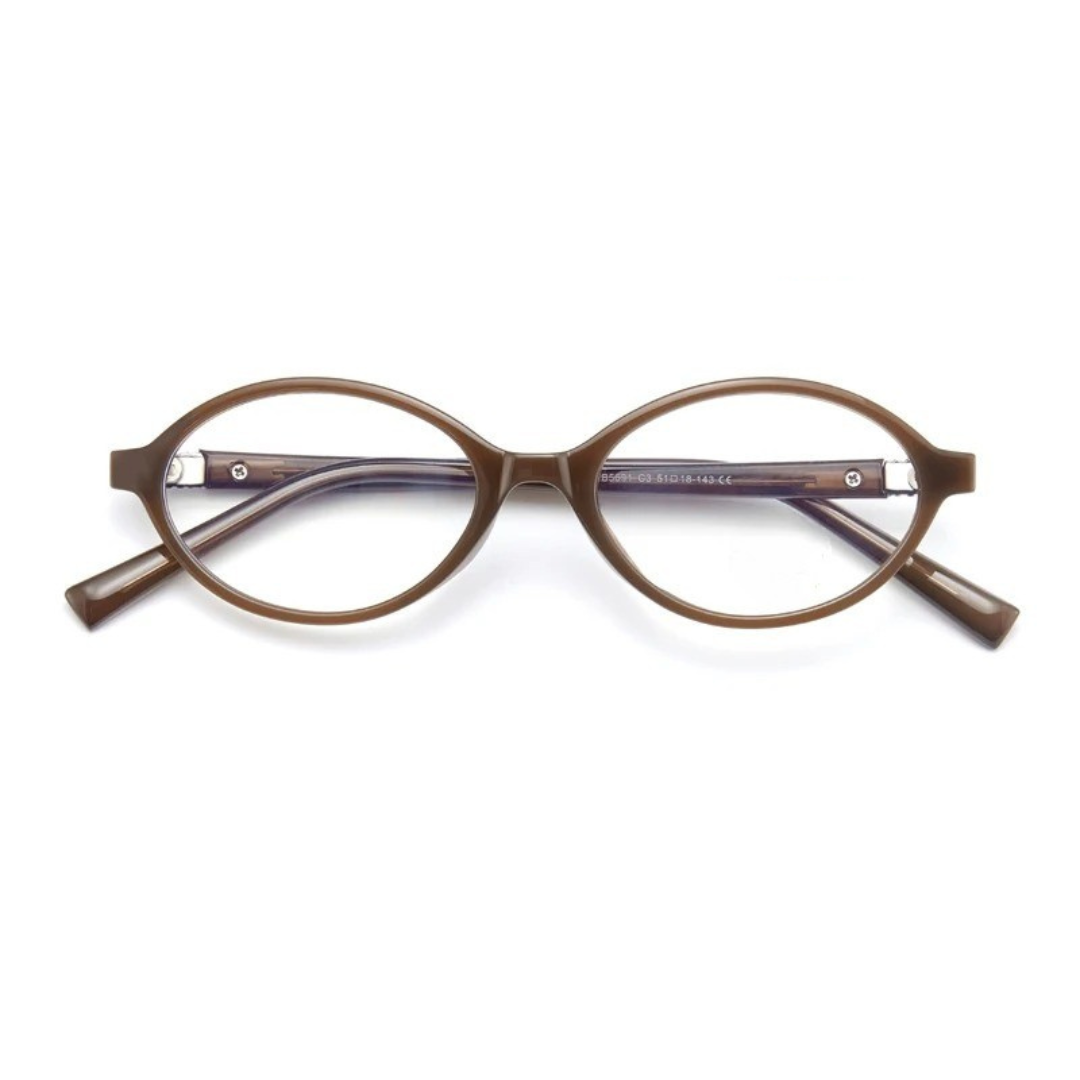 Óculos de Grau e Sol Feminino Oval Retrô - MM