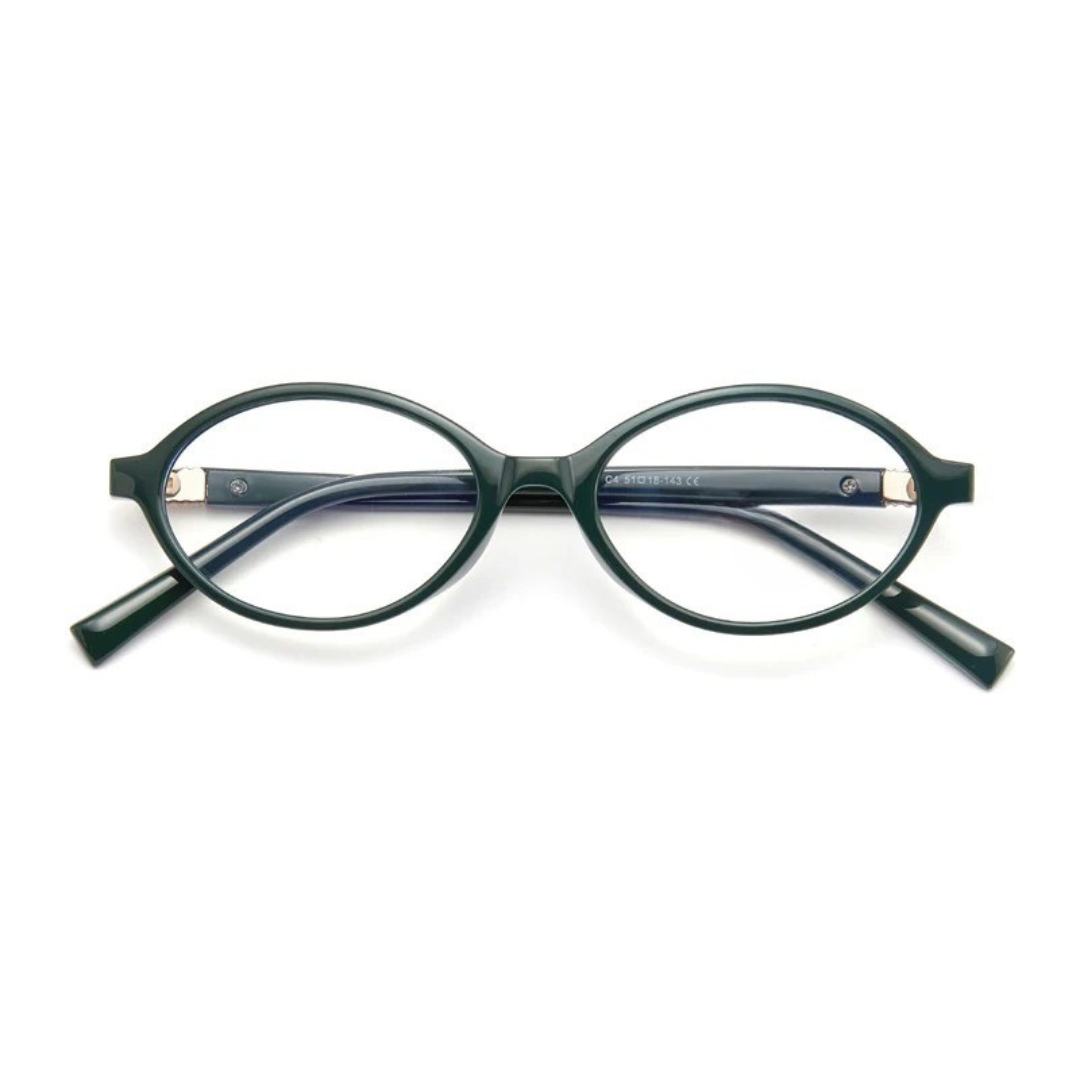 Óculos de Grau e Sol Feminino Oval Retrô - MM