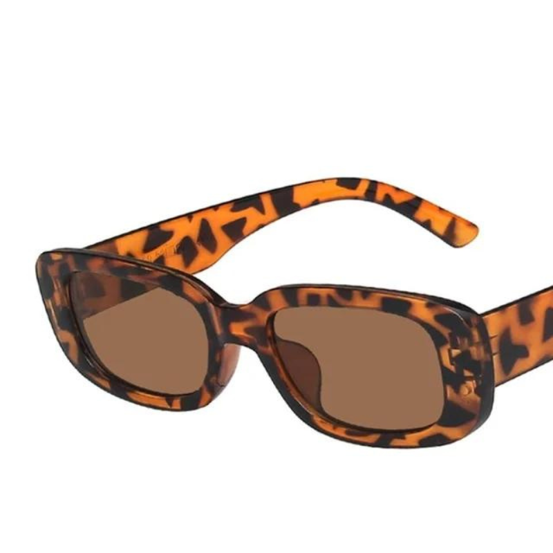 Óculos de Sol UV+ Femininos em Retângulo Pequeno - Lewisie óculos vintageóculos retrôóculos pretoóculos para sairóculos lente coloridaóculos femininoóculos fashionistaóculos de luxoóculos coloridoóculosuv400UV+Proteção UVPolarizadooculos Resistente a riscosoculos de soloculos Anti-reflexolentes uv