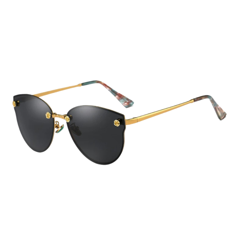 Óculos de Sol UV+ Víntage Lentes Reflexivas Olho de Gato - Elementuz