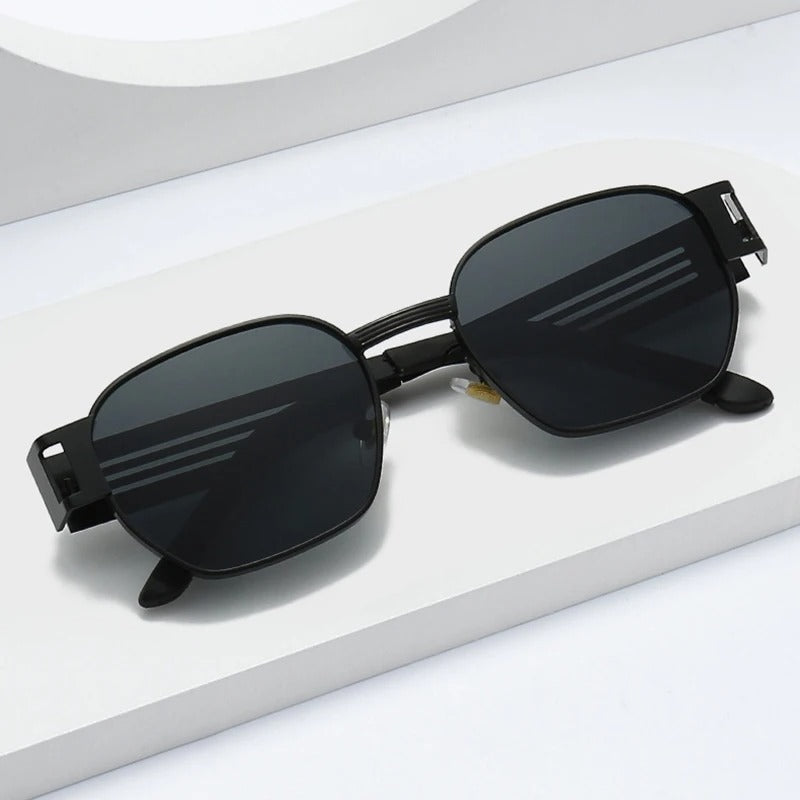 Óculos de Sol UV+ Unissex Retrô em Metal - Fizen Shauna