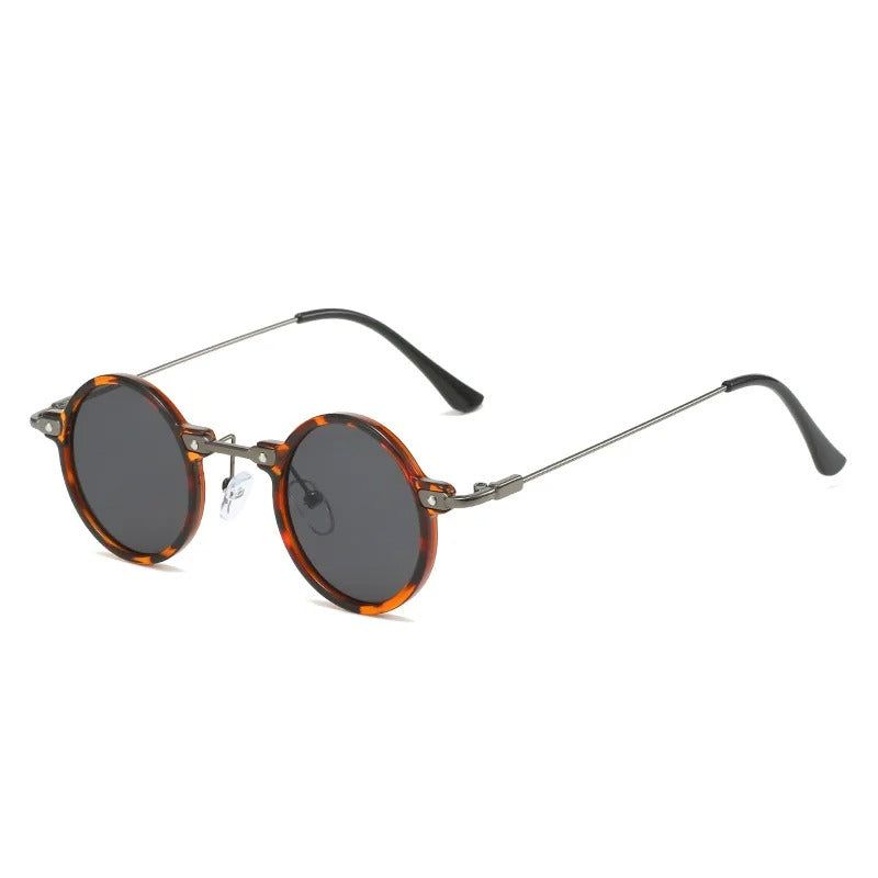 Óculos de Sol UV+ Unissex Retrô Lente Redonda - Dants Shauna