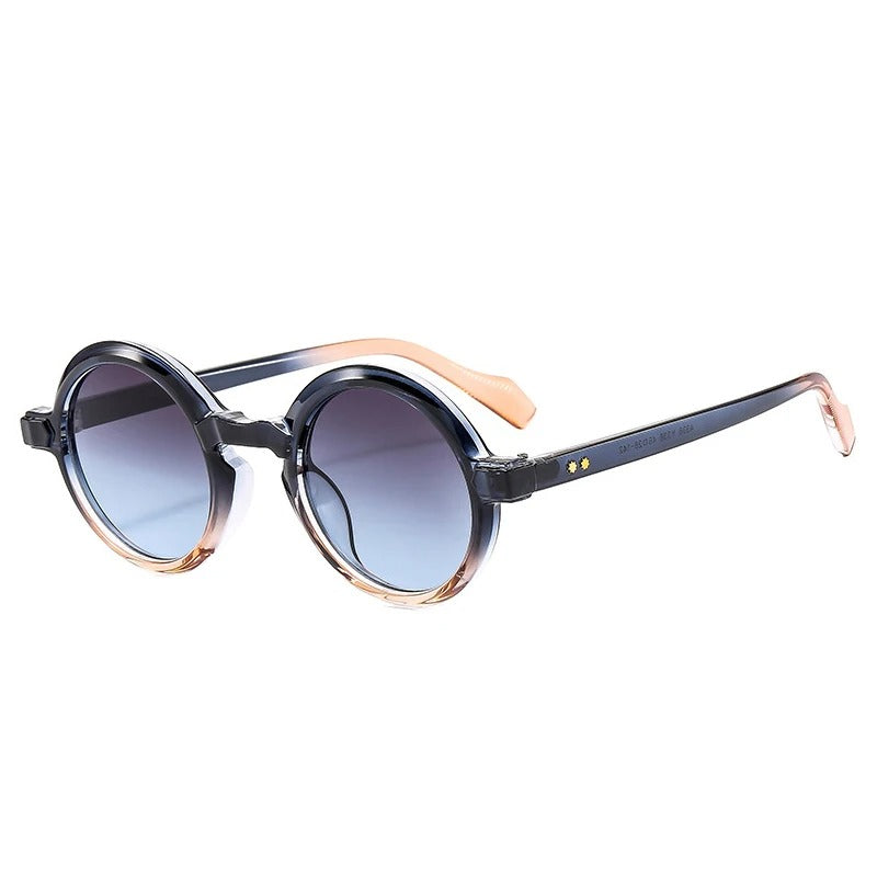 Óculos de Sol UV+ Unissex Lente Redonda Retrô - Vollare Shauna