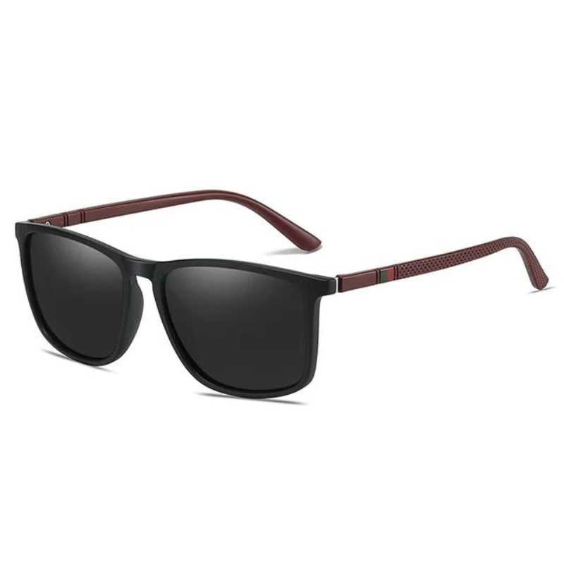 Óculos de Sol UV+ Víntage de Luxo com Anti Reflexo Polarizado - Khour óculos vintageóculos retrôóculos pretoóculos prateadoóculos modernoóculos de passeioóculos clássicoóculos azul masculinoóculos armação finaóculosuv400UV+Proteção UVPolarizadooculos Resistente a riscosoculos pilotooculos de soloculos Anti-reflexolentes uvLentes de policarbonat