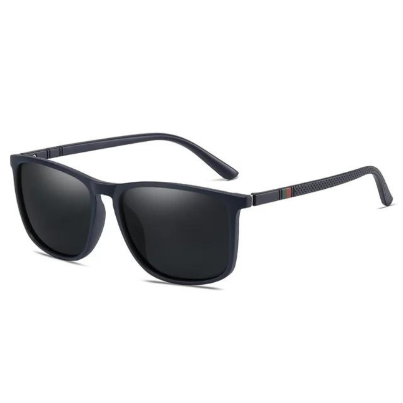 Óculos de Sol UV+ Víntage de Luxo com Anti Reflexo Polarizado - Khour óculos vintageóculos retrôóculos pretoóculos prateadoóculos modernoóculos de passeioóculos clássicoóculos azul masculinoóculos armação finaóculosuv400UV+Proteção UVPolarizadooculos Resistente a riscosoculos pilotooculos de soloculos Anti-reflexolentes uvLentes de policarbonat