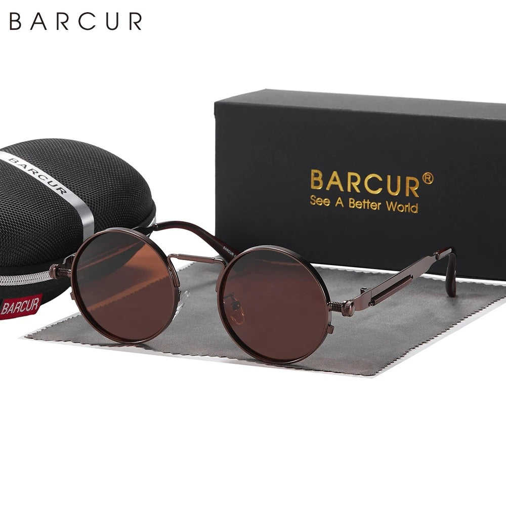 Óculos de Sol UV+ Unissex Polarizado Vintage e Retrô - HV2 Barcur