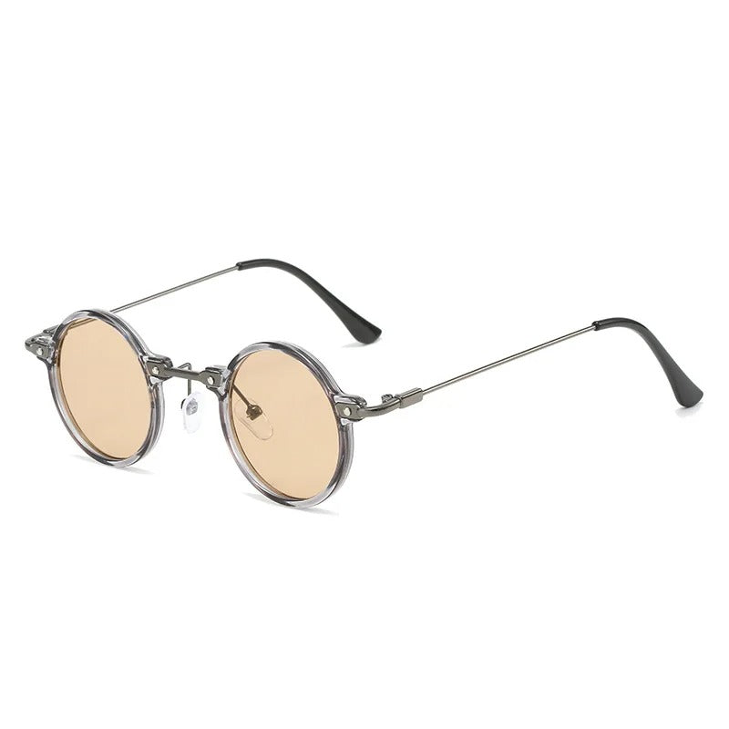 Óculos de Sol UV+ Unissex Retrô Lente Redonda - Dants Shauna