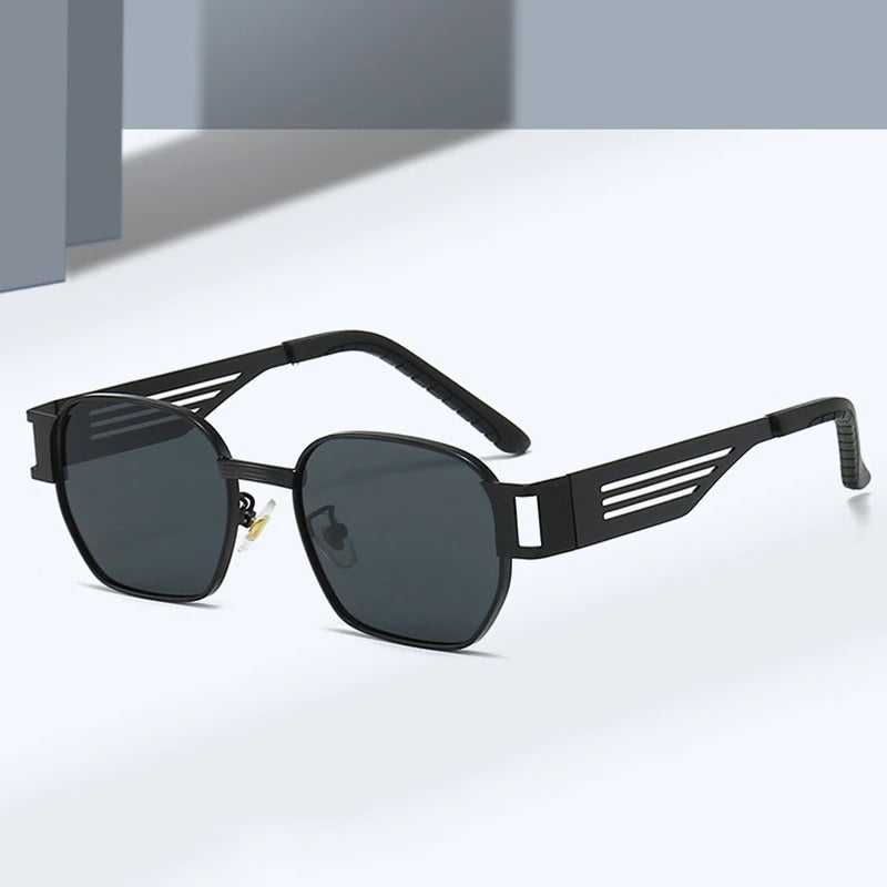 Óculos de Sol UV+ Unissex Retrô em Metal - Fizen Shauna