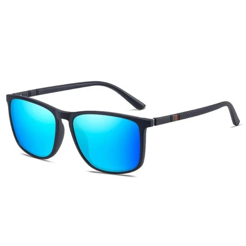 Óculos de Sol UV+ Víntage de Luxo com Anti Reflexo Polarizado - Khour óculos vintageóculos retrôóculos pretoóculos prateadoóculos modernoóculos de passeioóculos clássicoóculos azul masculinoóculos armação finaóculosuv400UV+Proteção UVPolarizadooculos Resistente a riscosoculos pilotooculos de soloculos Anti-reflexolentes uvLentes de policarbonat