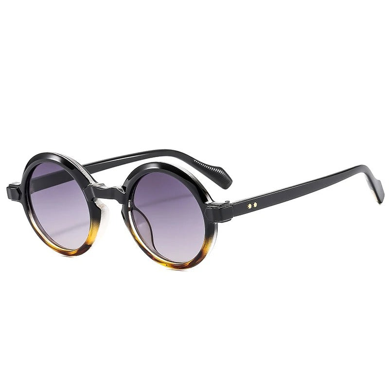 Óculos de Sol UV+ Unissex Lente Redonda Retrô - Vollare Shauna