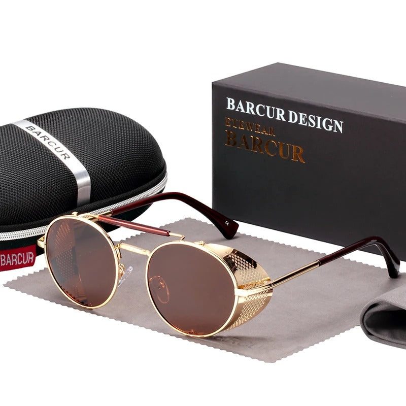 Óculos de Sol UV+ Unissex Vintage - Arizon Barcur