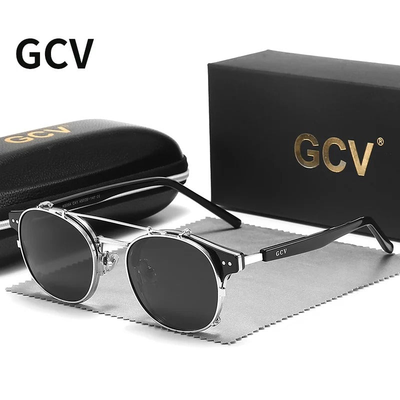 Óculos de Sol UV+ Unissex Polarizado Lente Removível - Kiev GCV