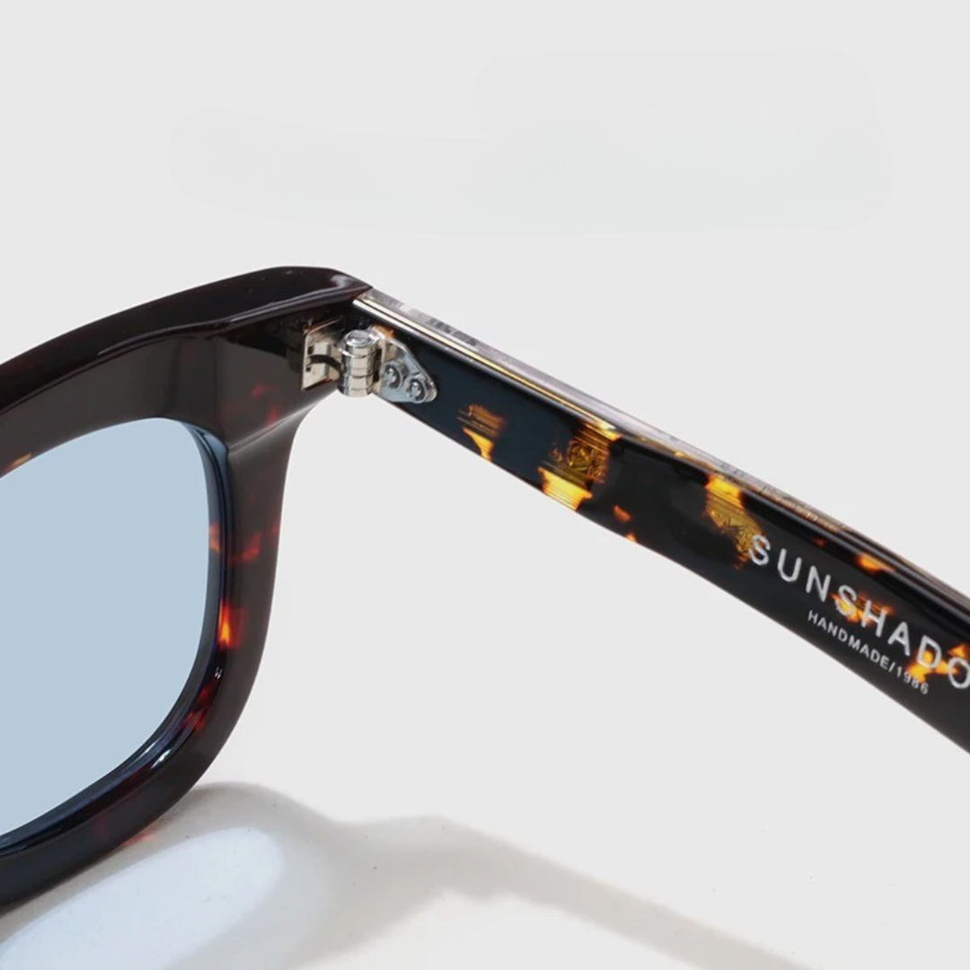 Óculos de Sol UV+ Unissex Lente Quadrada Clássico e Vintage - Doha