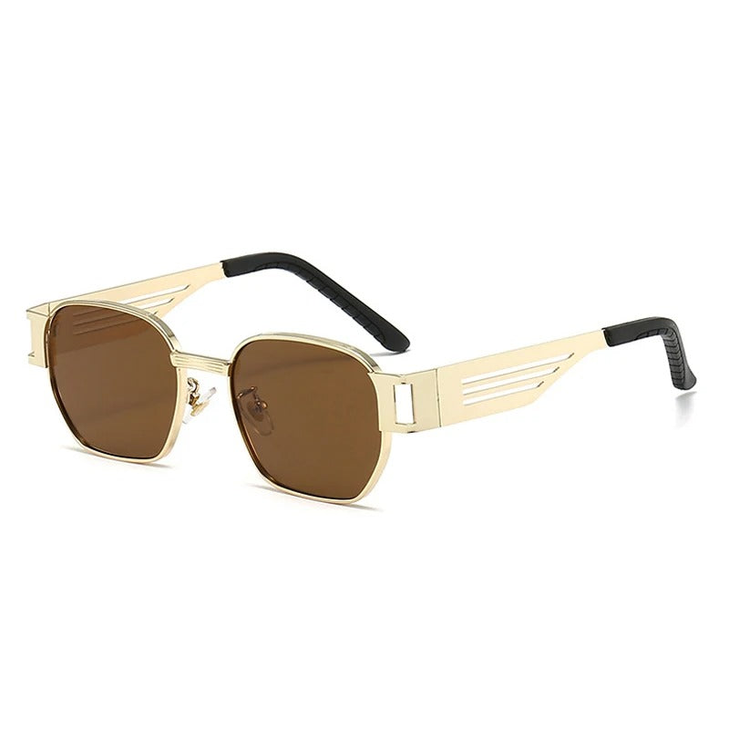 Óculos de Sol UV+ Unissex Retrô em Metal - Fizen Shauna