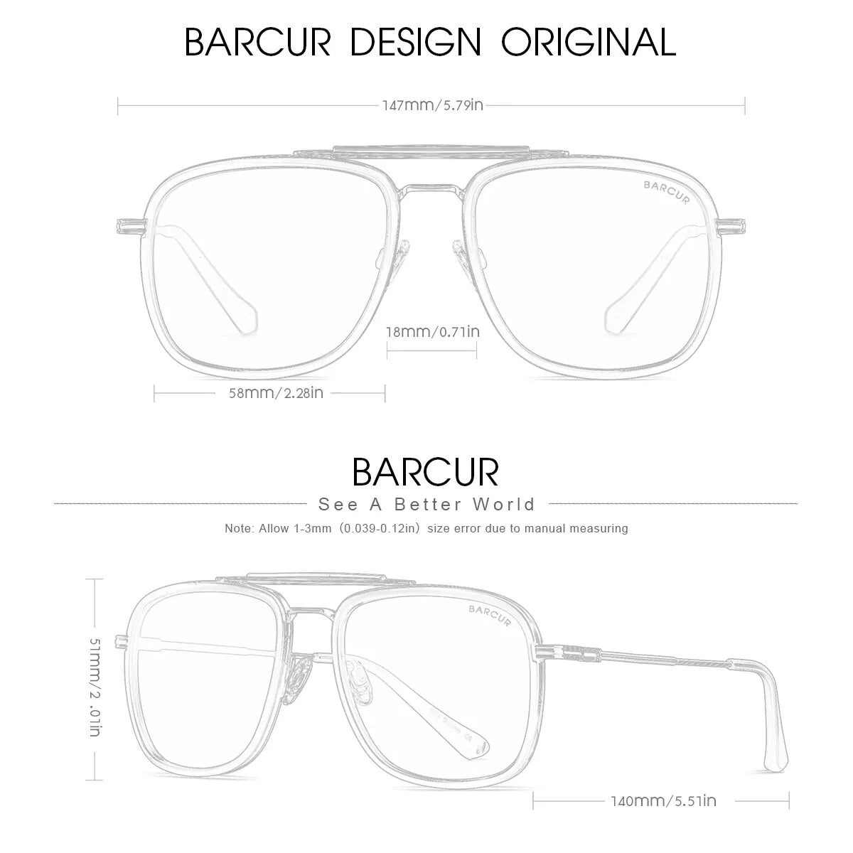 Óculos de Sol UV+ Unissex Polarizado - Ragnar Barcur