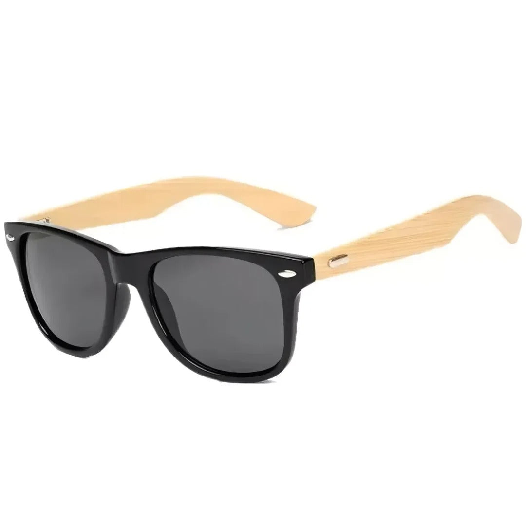 Óculos de Sol Masculino Unissex Madeira Bambu Minimalista - Hocca