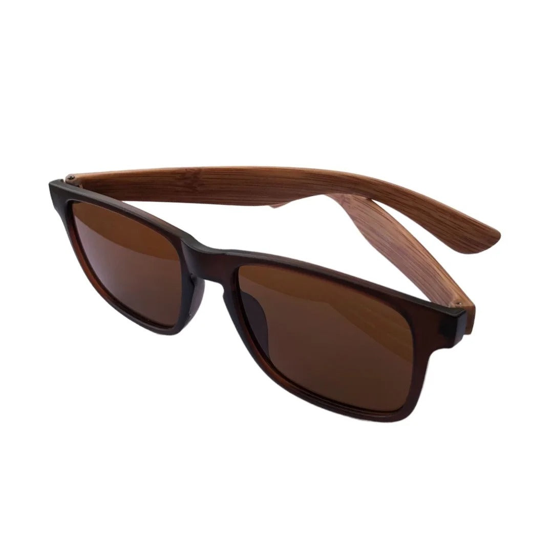 Óculos de Sol Masculino Unissex Madeira Bambu Minimalista - Hocca