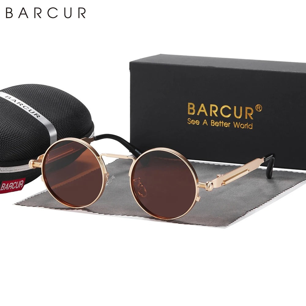 Óculos de Sol UV+ Unissex Polarizado Vintage e Retrô - HV2 Barcur