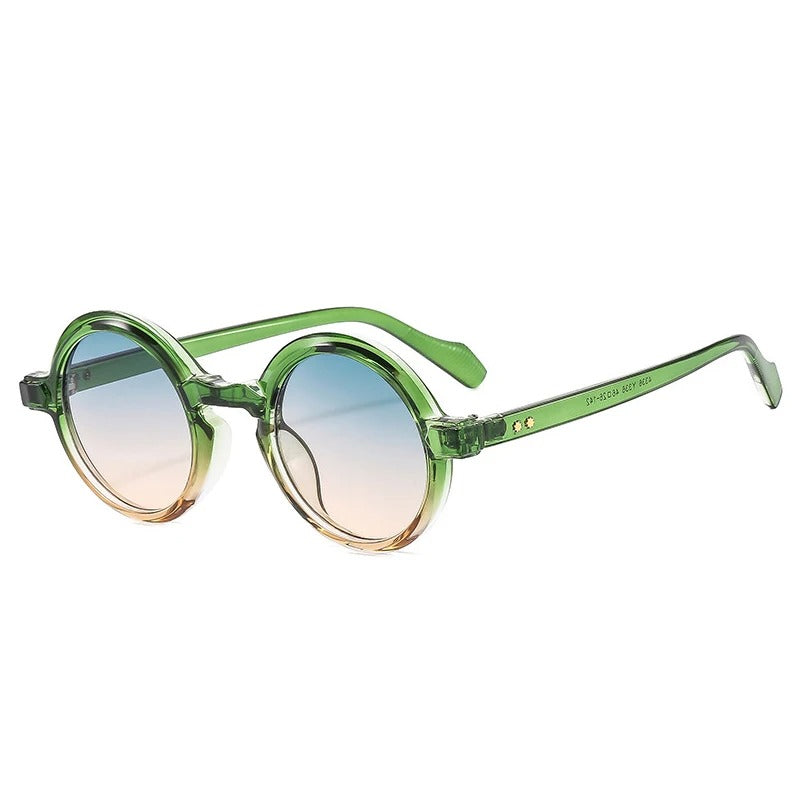 Óculos de Sol UV+ Unissex Lente Redonda Retrô - Vollare Shauna