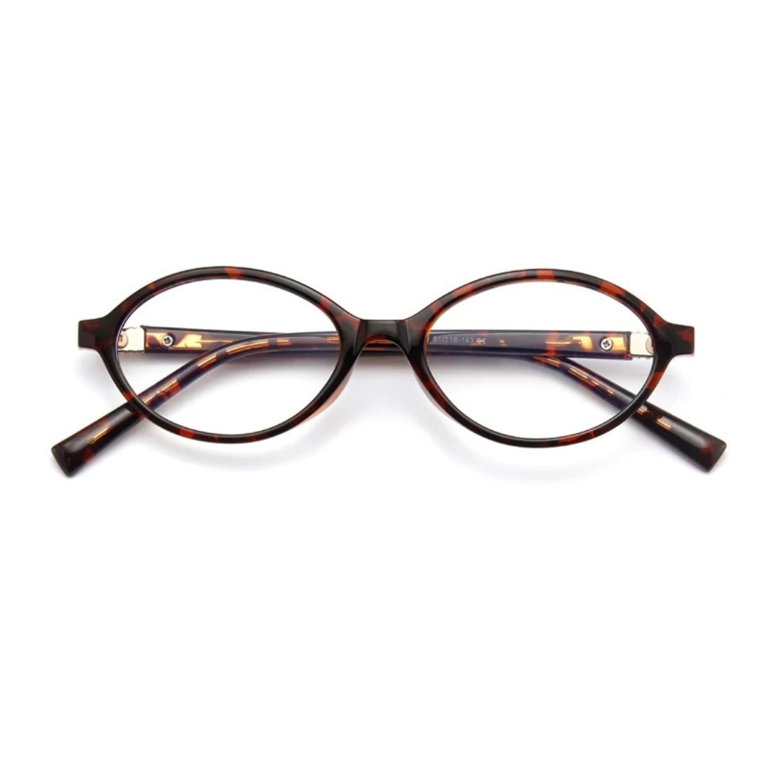 Óculos de Grau e Sol Feminino Oval Retrô - MM