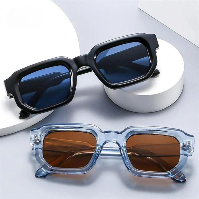 Óculos de Sol UV+ Retangular Víntage Retrô de Luxo - Armien óculos vintageóculos retrôóculos retangularóculos para sairóculos modernoóculos fashionistaóculos de verãoóculos de luxoóculosuv400UV+Proteção UVPolarizadooculos de soloculos Anti-reflexolentes uv