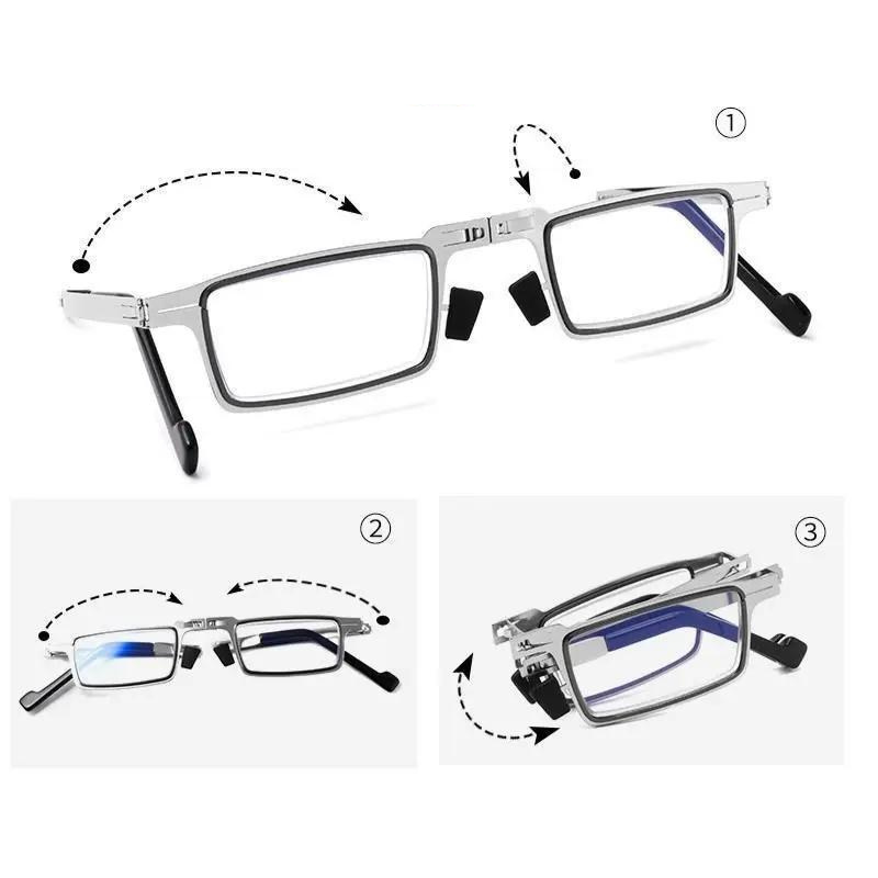 Óculos de Grau Para Leitura Leve e Confortável Anti Reflexo - Compaq óculos portátilóculos masculinoóculos femininoóculos dobrávelóculos de metalóculos de grauóculos de bolsoóculos de aluminioóculos clássicoóculosoculos Resistente a riscosoculos Anti-reflexo5.0 AVALIAÇÕES