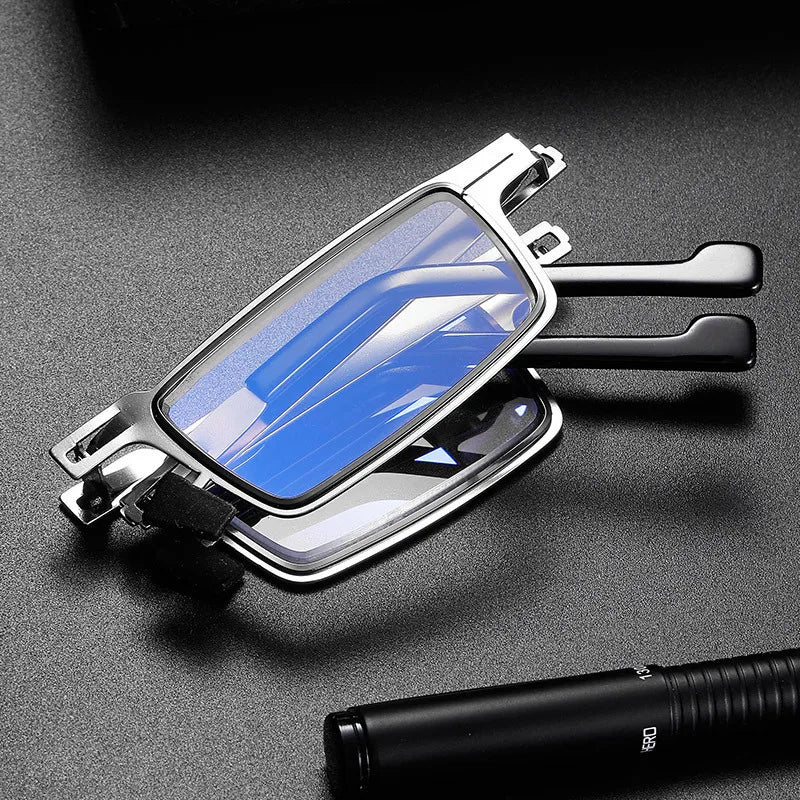 Óculos de Grau Para Leitura Leve e Confortável Anti Reflexo - Compaq óculos portátilóculos masculinoóculos femininoóculos dobrávelóculos de metalóculos de grauóculos de bolsoóculos de aluminioóculos clássicoóculosoculos Resistente a riscosoculos Anti-reflexo5.0 AVALIAÇÕES
