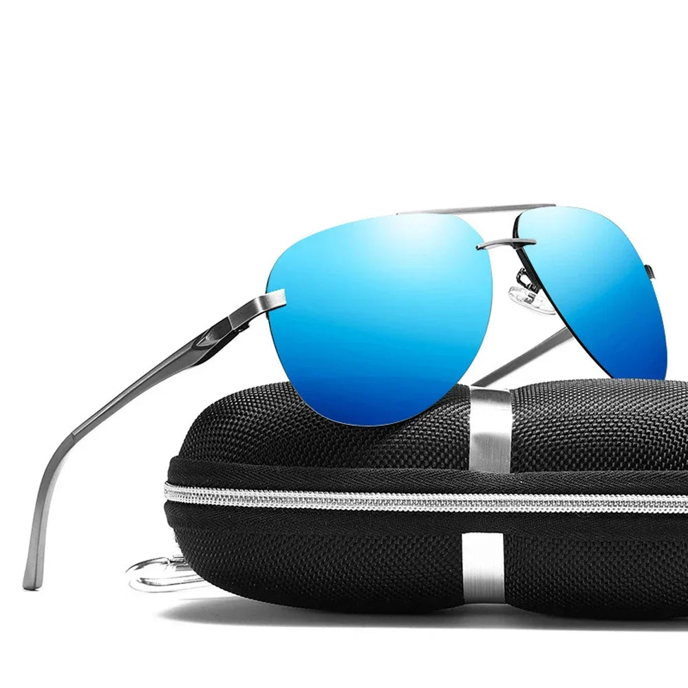 Óculos de Sol UV+ Espelhado Piloto de Metal Armação Fina - MTX óculos para sairóculos masculinoóculos esportistaóculos de verãoóculos de metalóculos de luxoóculos de aluminioóculos clássicoóculos azul masculinoóculos aviadoróculos armação finaóculosuv400UV+Proteção UVPolarizadooculos Resistente a riscosoculos pilotooculos de soloculos Anti-reflexo