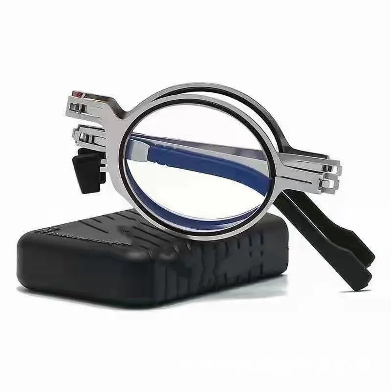 Óculos de Grau Para Leitura Leve e Confortável Anti Reflexo - Compaq óculos portátilóculos masculinoóculos femininoóculos dobrávelóculos de metalóculos de grauóculos de bolsoóculos de aluminioóculos clássicoóculosoculos Resistente a riscosoculos Anti-reflexo5.0 AVALIAÇÕES