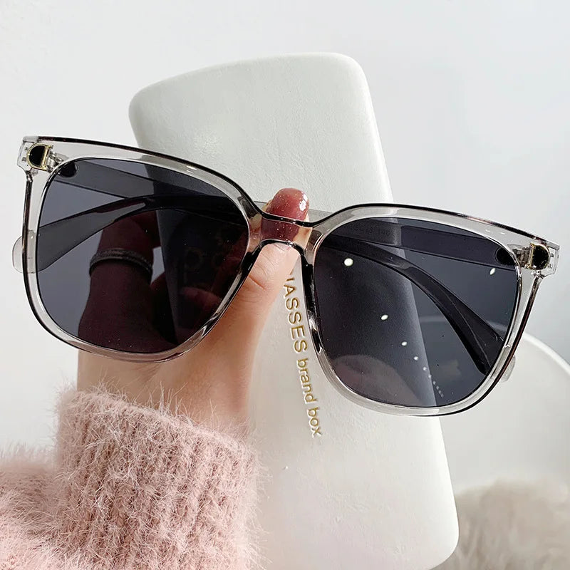 óculos vintageóculos retrôóculos para sairóculos modernoóculos lente quadradaóculos femininoóculos fashionistaóculos de verãoóculos de luxoóculos armação finaóculosuv400UV+Proteção UVPolarizadooculos Resistente a riscosoculos de soloculos Anti-reflexolentes uvlentes transitions