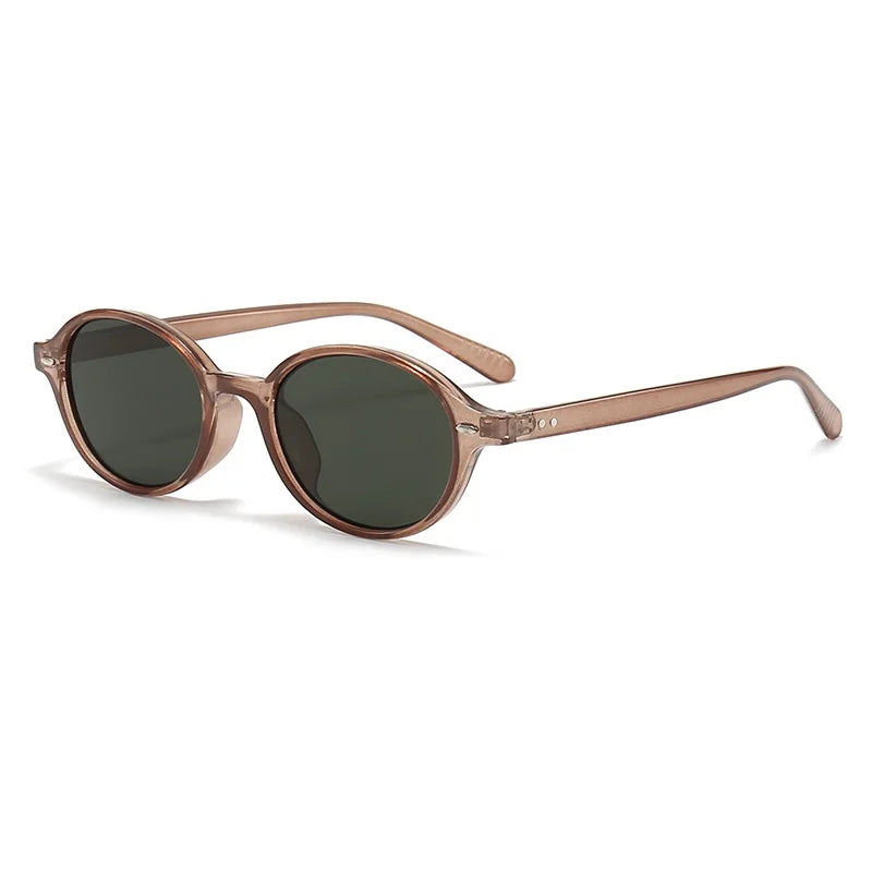 Óculos de Sol UV+ Pequeno Oval de Luxo - Owiny óculos vintageóculos pretoóculos para sairóculos para caminharóculos ovalóculos modernoóculos lente coloridaóculos femininoóculos fashionistaóculos de verãoóculos de luxoóculos compactoóculos armação finaóculosuv400UV+Proteção UVPolarizadooculos Resistente a riscosoculos de sol