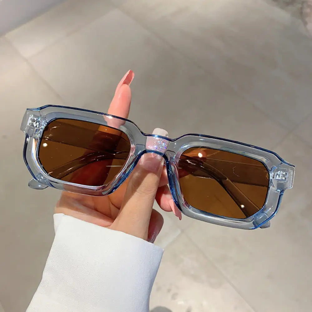 Óculos de Sol UV+ Retangular Víntage Retrô de Luxo - Armien óculos vintageóculos retrôóculos retangularóculos para sairóculos modernoóculos fashionistaóculos de verãoóculos de luxoóculosuv400UV+Proteção UVPolarizadooculos de soloculos Anti-reflexolentes uv