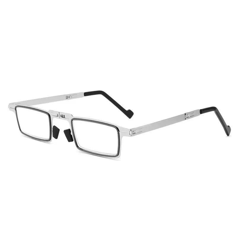 Óculos de Grau Para Leitura Leve e Confortável Anti Reflexo - Compaq óculos portátilóculos masculinoóculos femininoóculos dobrávelóculos de metalóculos de grauóculos de bolsoóculos de aluminioóculos clássicoóculosoculos Resistente a riscosoculos Anti-reflexo5.0 AVALIAÇÕES