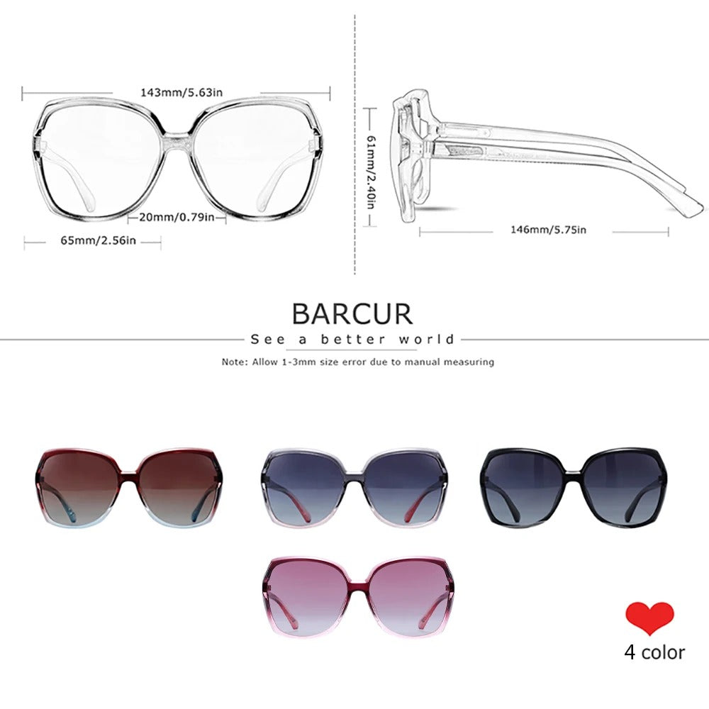 Óculos de Sol UV+ Feminino Polarizado - GWS Barcur