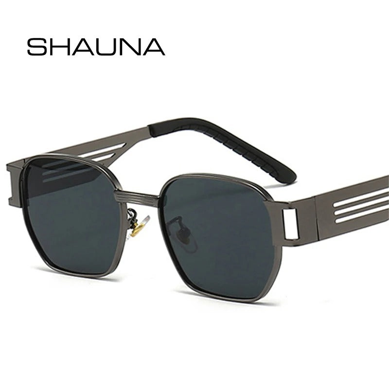Óculos de Sol UV+ Unissex Retrô em Metal - Fizen Shauna