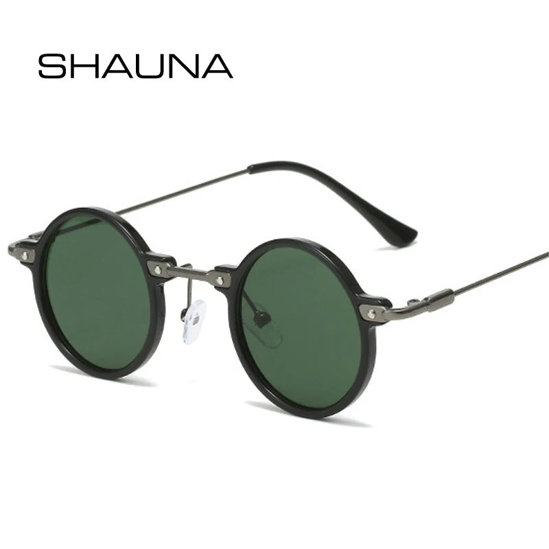 Óculos de Sol UV+ Unissex Retrô Lente Redonda - Dants Shauna