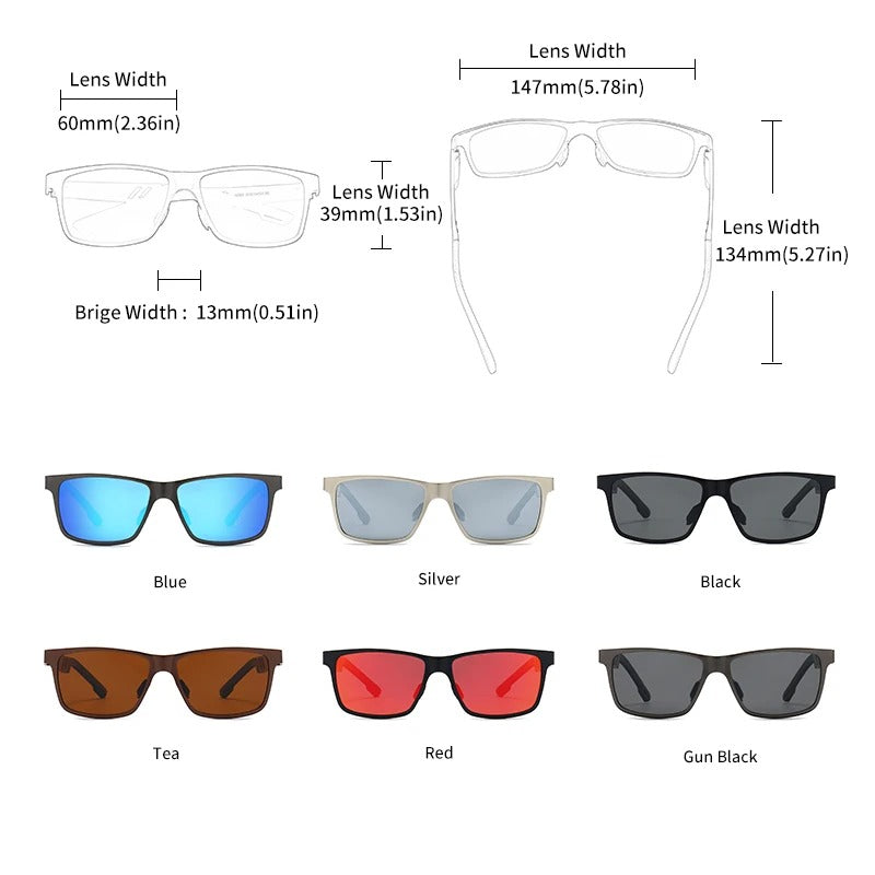 Óculos de Sol UV+ Masculino Polarizado - Frontier GCV