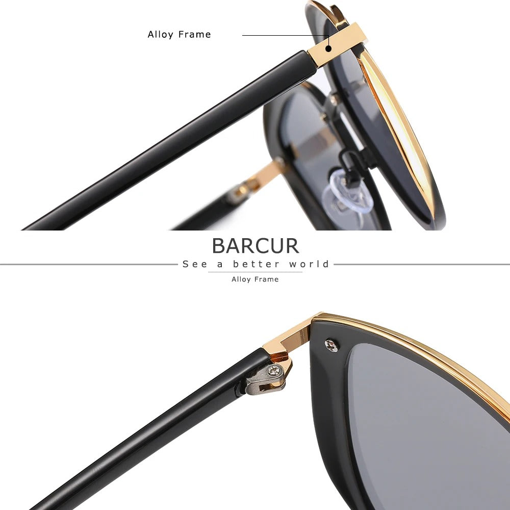 Óculos de Sol Feminino UV+ Polarizado - Sense Barcur