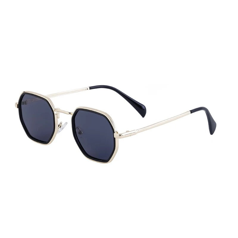 Óculos de Sol UV+ Unissex Hexágono em Metal - Cartier Shauna