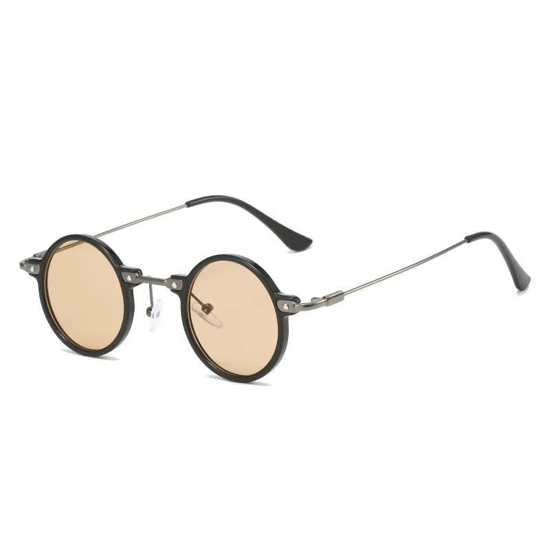 Óculos de Sol UV+ Unissex Retrô Lente Redonda - Dants Shauna