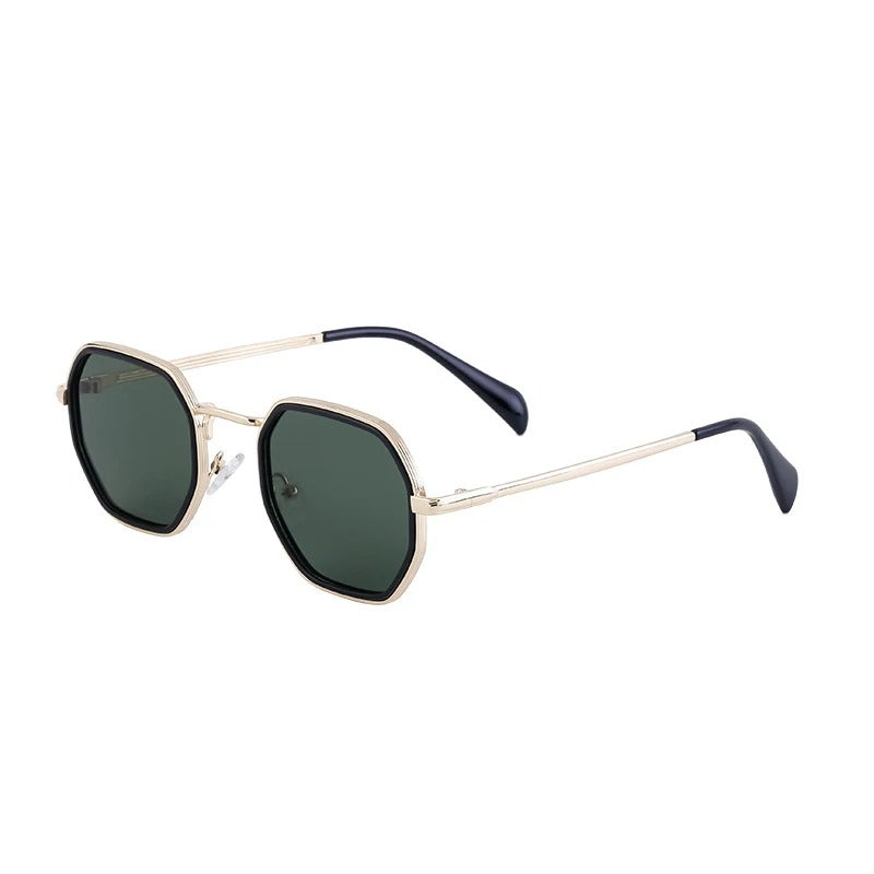 Óculos de Sol UV+ Unissex Hexágono em Metal - Cartier Shauna