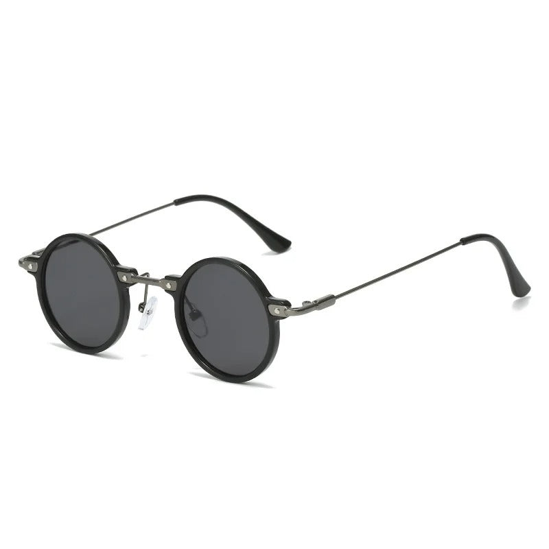 Óculos de Sol UV+ Unissex Retrô Lente Redonda - Dants Shauna