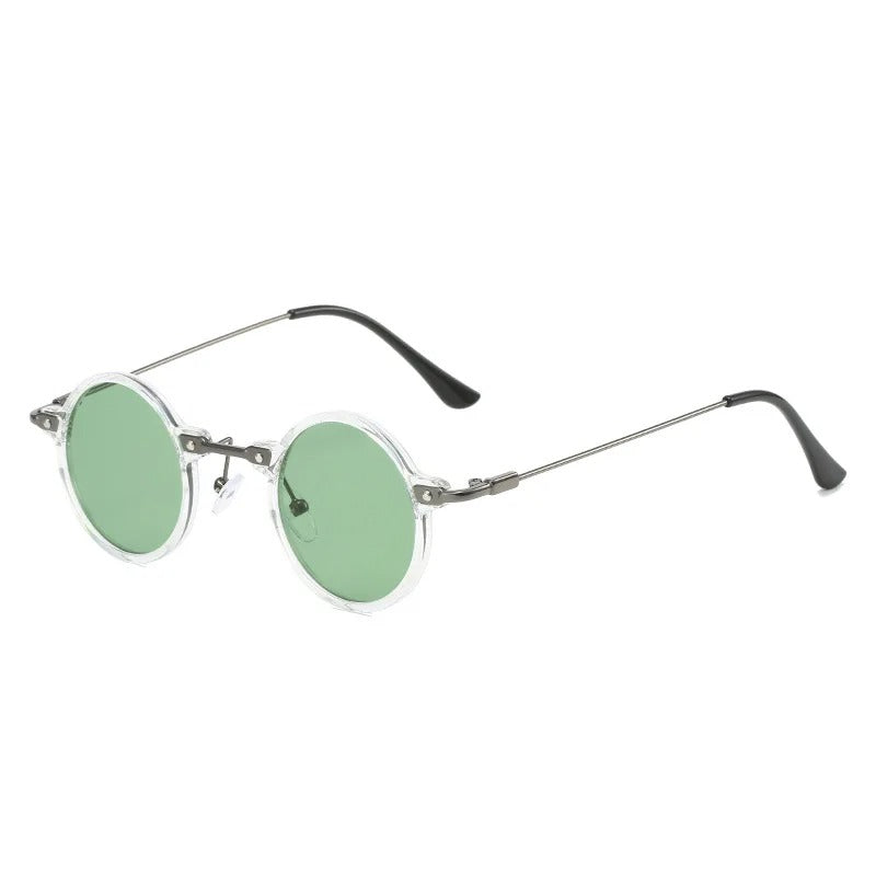 Óculos de Sol UV+ Unissex Retrô Lente Redonda - Dants Shauna