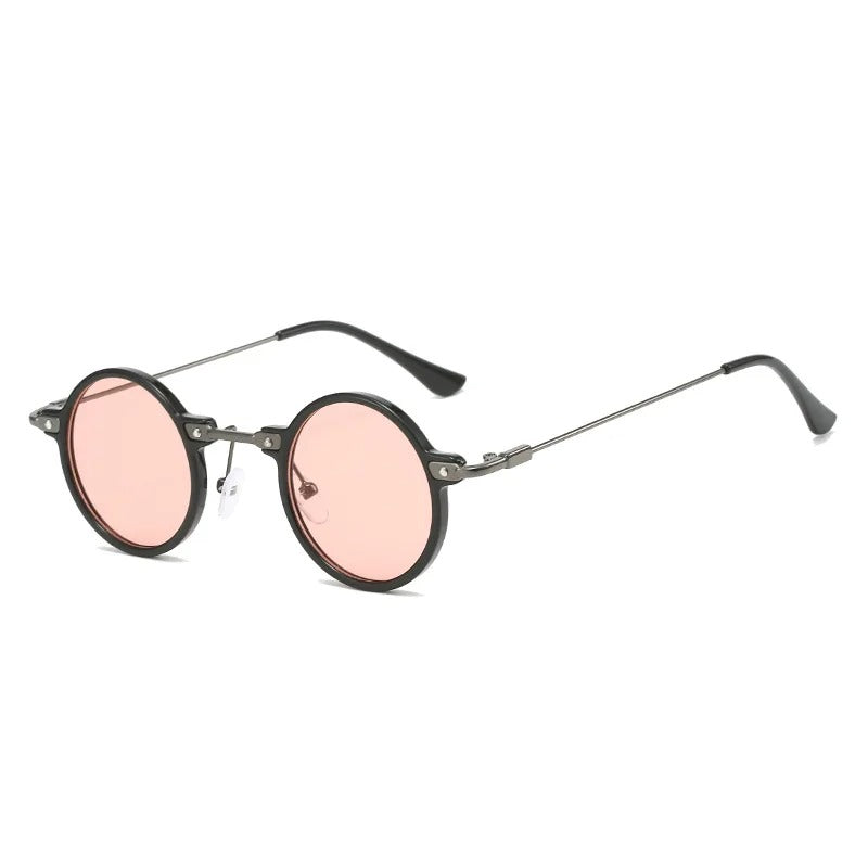Óculos de Sol UV+ Unissex Retrô Lente Redonda - Dants Shauna