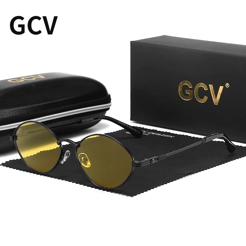 Óculos de Sol UV+ Unissex Polarizado em Formato Oliva - Seed GCV