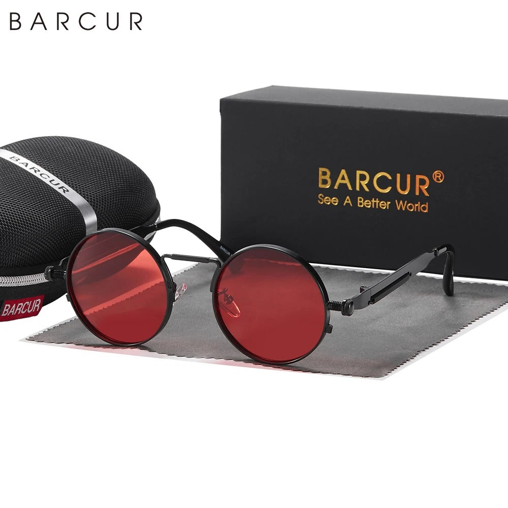 Óculos de Sol UV+ Unissex Polarizado Vintage e Retrô - HV2 Barcur