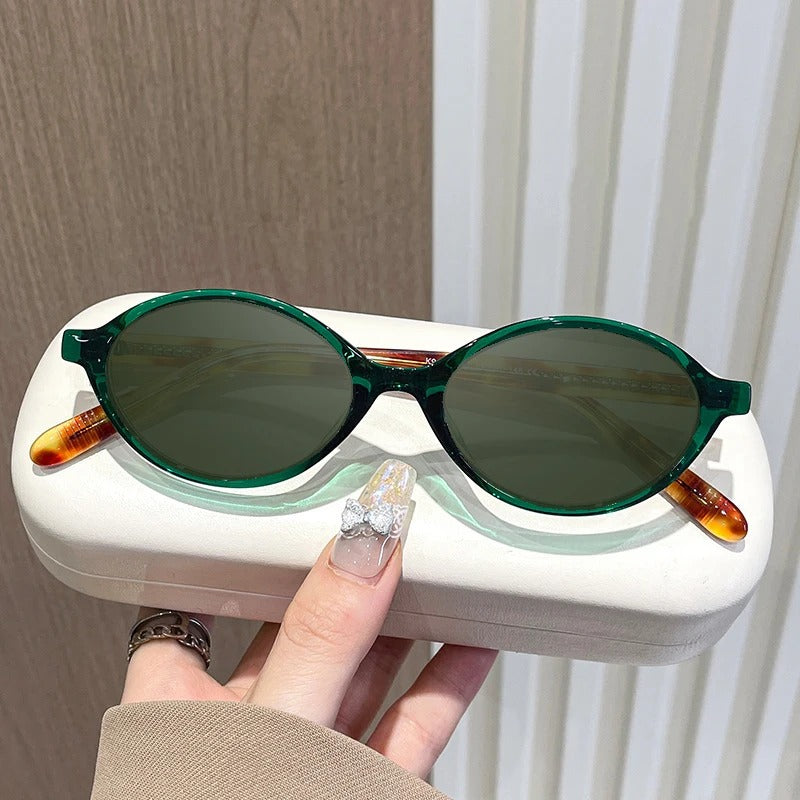 Óculos de Grau e Sol Feminino Oval Retrô - MM
